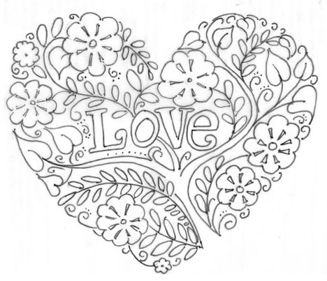 I Love You Coloring Pages For Teenagers Printable - Part 2